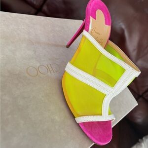 Loubitins ORIGINAL size 6.5 neon colors